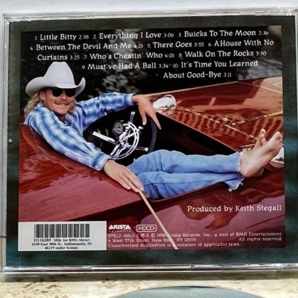 Alan Jackson Everything I Love Country CD 12 Tracks Little Bitty Whos Cheatin - Picture 4 of 6